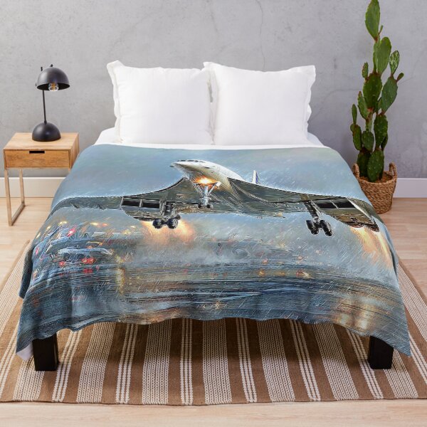 Item preview, Air France Supersonic Jet in the Rain designed and sold by Skyframe Aviation.