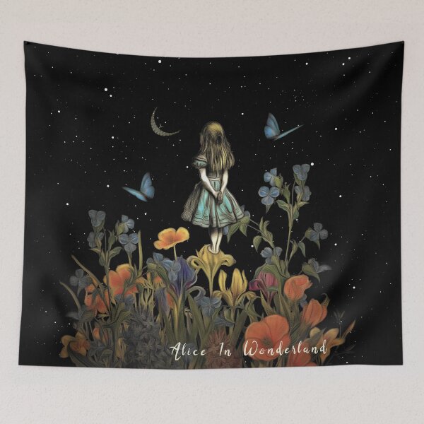 Item preview, Alice In Wonderland - Wondering Starry Night designed and sold by maryedenoa.