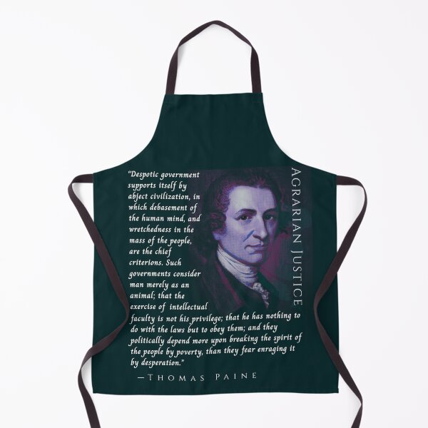 Item preview, Thomas Paine quote: Despotic government supports itself by abject civilization, in which debasement of the human mind, designed and sold by artbleed.