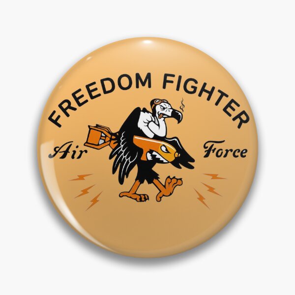 Item preview, Freedom Fighter - Air Force Squadron patch inspired designed and sold by Corinne Alexa Jackson.