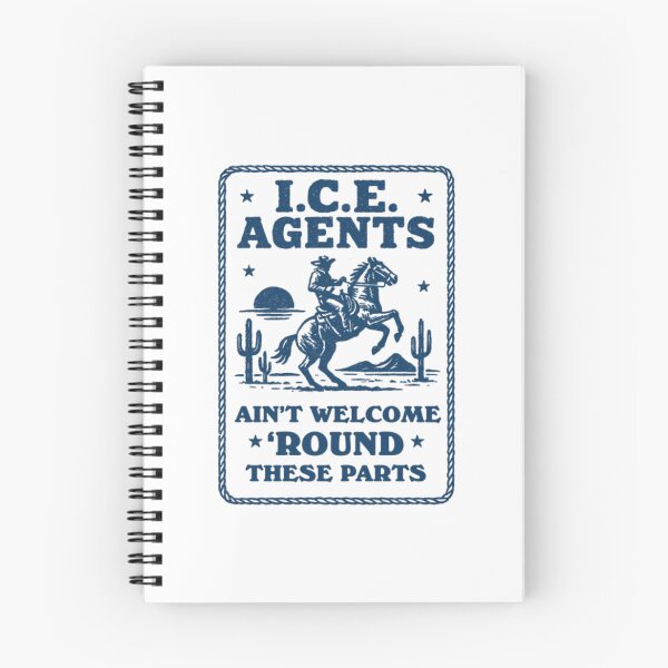 Item preview, Anti ICE Agents Vintage Cowboy Western Political Leftist Anti Deportation designed and sold by GesanoSchuza.