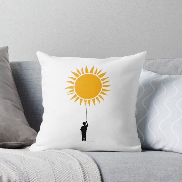 Item preview, Boy Holding the Sun Minimalist Line Art designed and sold by AlxVel.