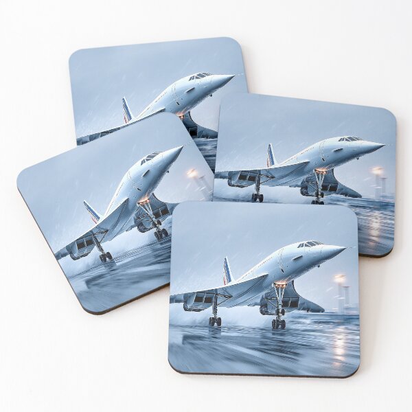 Item preview, Storm-Lit Concorde Departure designed and sold by Skyframe Aviation.