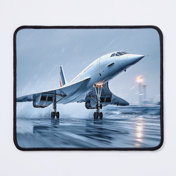 Item preview, Storm-Lit Concorde Departure designed and sold by Skyframe Aviation.