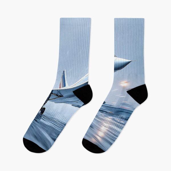 Item preview, Storm-Lit Concorde Departure designed and sold by Skyframe Aviation.