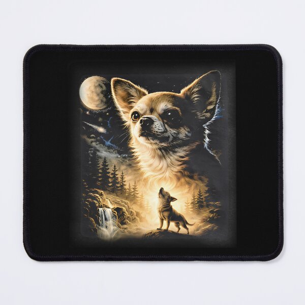 Item preview, Chihuahua Howling to The Moon Vintage 90s designed and sold by GesanoSchuza.