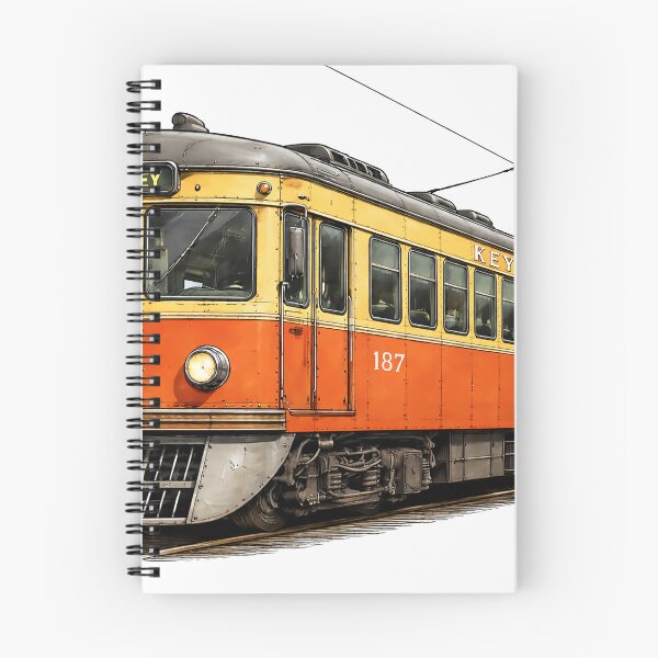 Item preview, Key Route F Line Train: Celebrate East Bay transit history in timeless retro style. designed and sold by PIXEL POP DESIGNS - Beyond the Norm!.