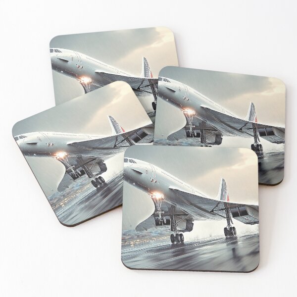Item preview, Air France Concorde on a Rainy Morning designed and sold by Skyframe Aviation.