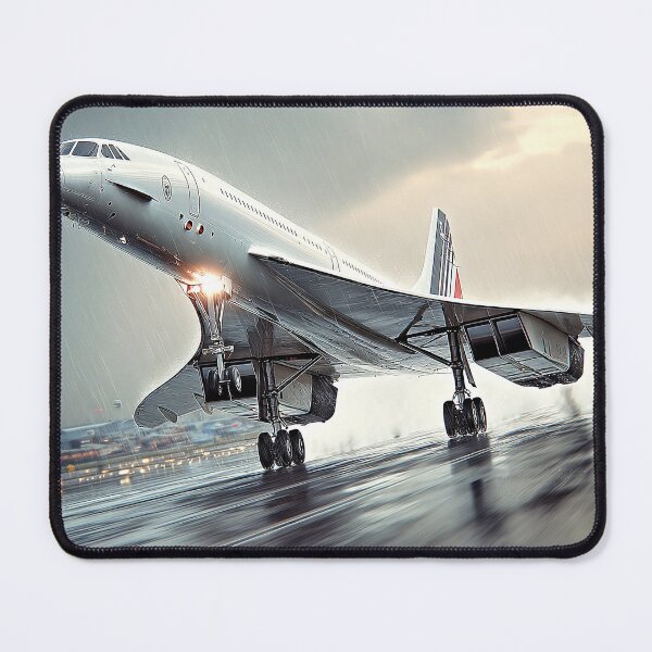 Item preview, Air France Concorde on a Rainy Morning designed and sold by Skyframe Aviation.