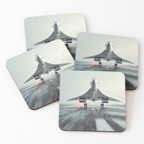 Item preview, Concorde Accelerating Through Rain Spray designed and sold by Skyframe Aviation.