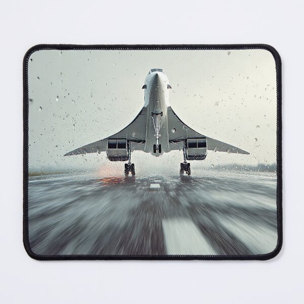 Item preview, Concorde Accelerating Through Rain Spray designed and sold by Skyframe Aviation.
