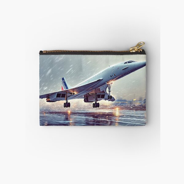 Item preview, Rain-Soaked Airport Concorde Launch designed and sold by Skyframe Aviation.