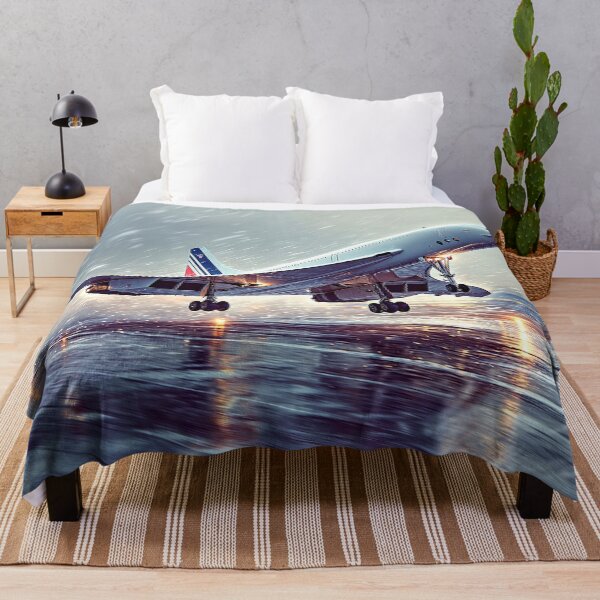 Item preview, Rain-Soaked Airport Concorde Launch designed and sold by Skyframe Aviation.