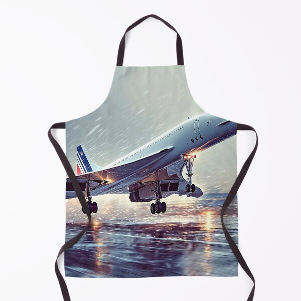 Item preview, Rain-Soaked Airport Concorde Launch designed and sold by Skyframe Aviation.