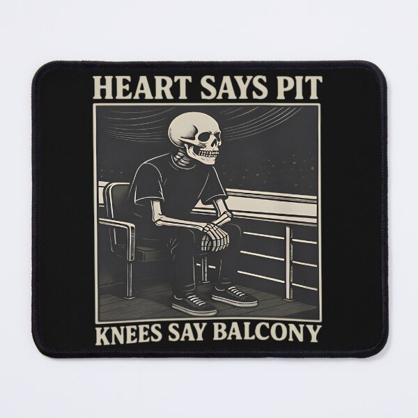 Item preview, Heart Says Pit Knees Say Balcony designed and sold by GesanoSchuza.