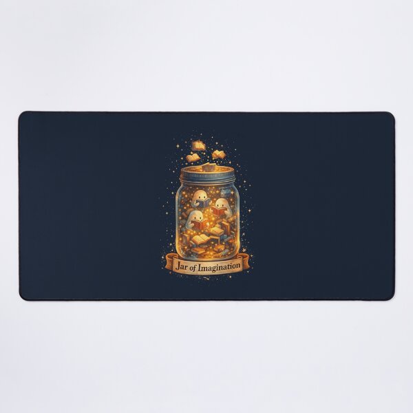 Item preview, Jar of Imagination – Magical Book Lover Illustration designed and sold by 97Ts.