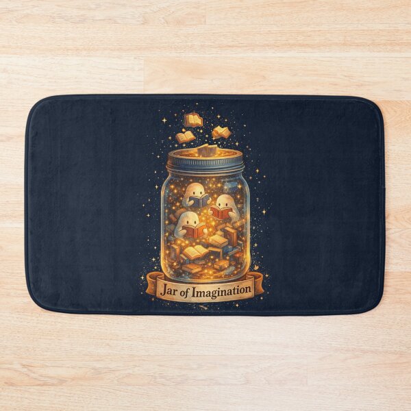Item preview, Jar of Imagination – Magical Book Lover Illustration designed and sold by 97Ts.