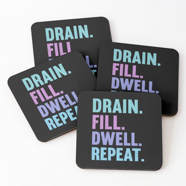 Item preview, Drain Fill Dwell Repeat | Peritoneal Dialysis Warrior | CKD Awareness Design designed and sold by flowerpower999.