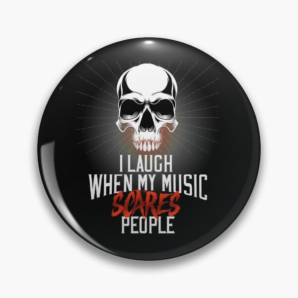 Aperçu de l'œuvre Tête de fan de heavy metal Black Goth, cadeau pour un groupe de metal créée et vendue par CoolShitCo.