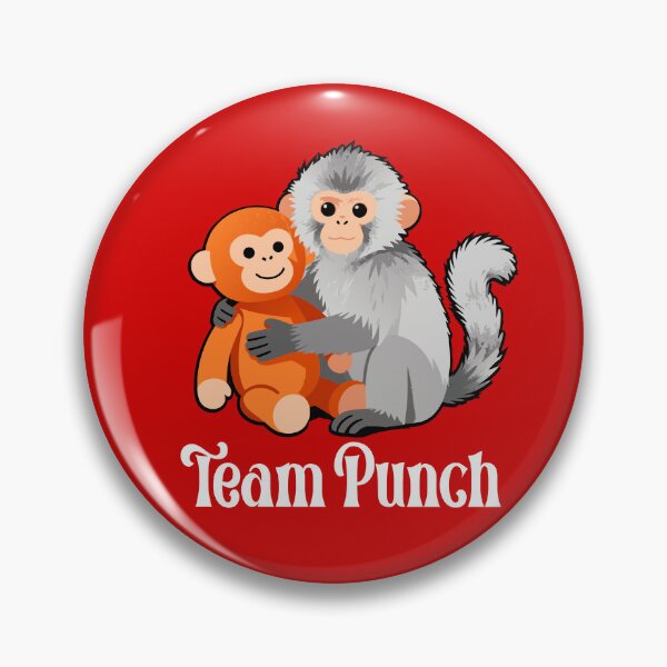 Item preview, Cute Monkey Punch Panchi Kun Japan Baby Monkey Team Punch design designed and sold by Colorfulman.