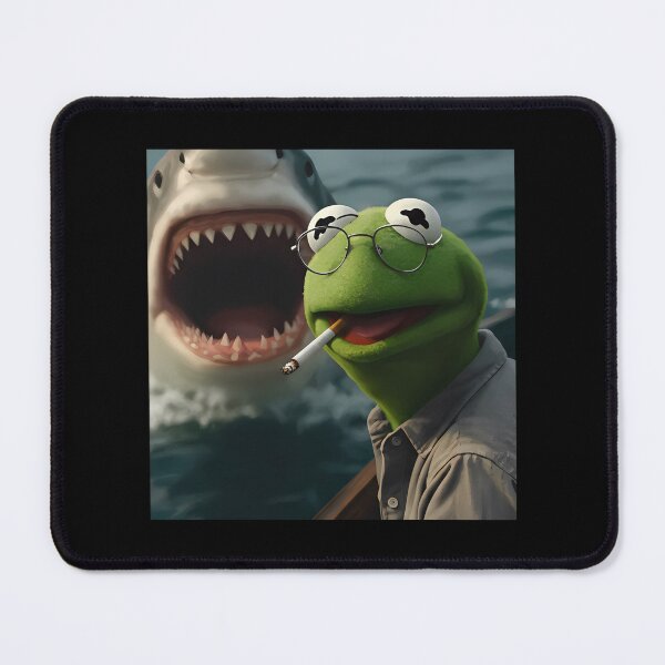Item preview, Kermit the Frog Smoking Meme designed and sold by GesanoSchuza.