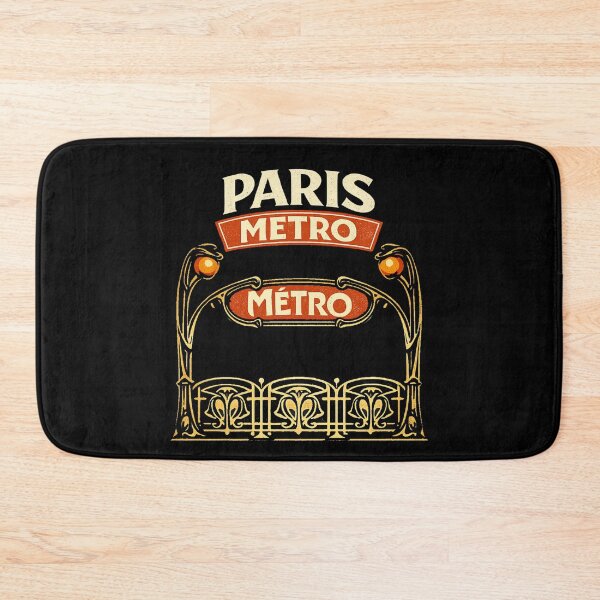 Artikelvorschau, Eingang der Pariser Metro im Jugendstil – Design im Stil eines Vintage-Reiseplakats aus Frankreich entworfen und verkauft von Globalcitytees.