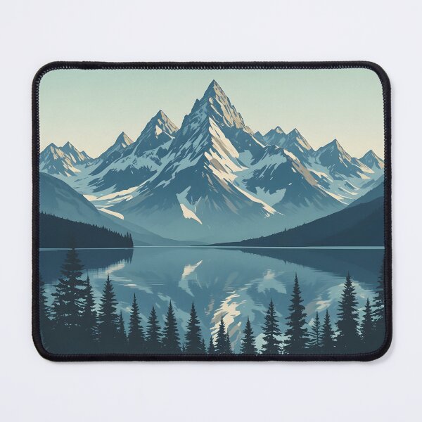 Item preview, Grand Teton National Park Mountain Reflection Nature Landscape designed and sold by wildexperience.