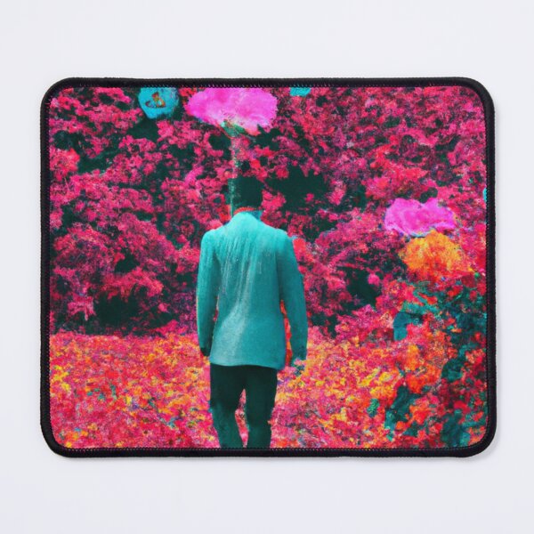 Item preview, The Teal Traveler in Crimson Blooms designed and sold by StSDigs.