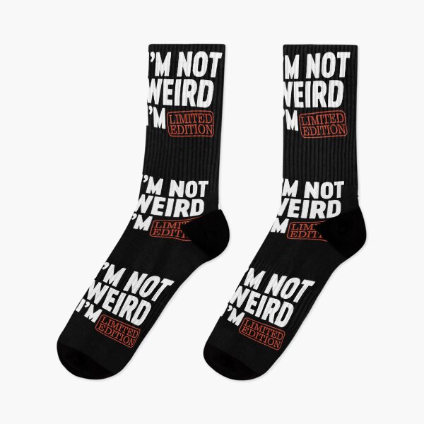 Item preview, I'm Not Weird I'm Limited Edition - I am Funny Design designed and sold by farhanhafeez.
