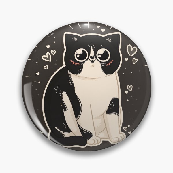 Item preview, heart kitty #4 designed and sold by BaksuzArt.