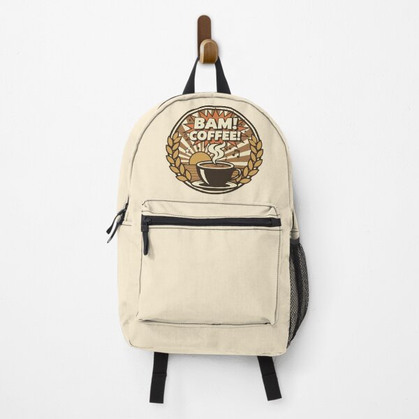 Item preview, Bam Coffee Retro Sunrise Badge designed and sold by PragmaticP.