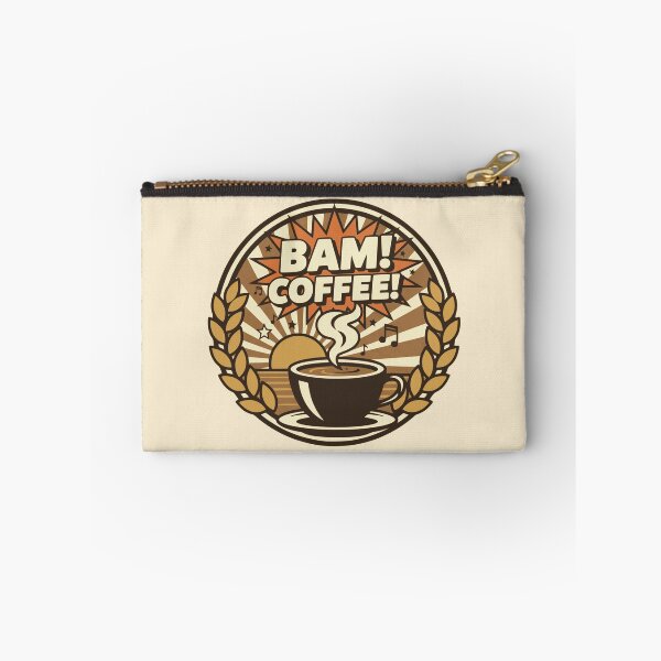 Item preview, Bam Coffee Retro Sunrise Badge designed and sold by PragmaticP.