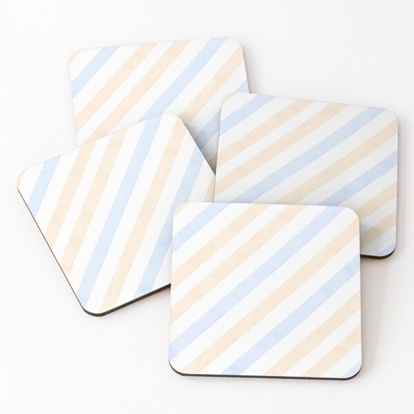 Item preview, Pastel blue oblique pattern designed and sold by Bonita Faye.