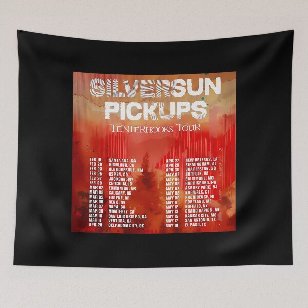 Item preview, Silversun Pickups Tenterhooks Tour 2026 designed and sold by Nii-001nj.