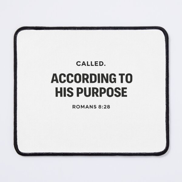 Item preview, Called According To His Purpose Romans 8:28 – Faith Identity Statement designed and sold by astersgraphics.