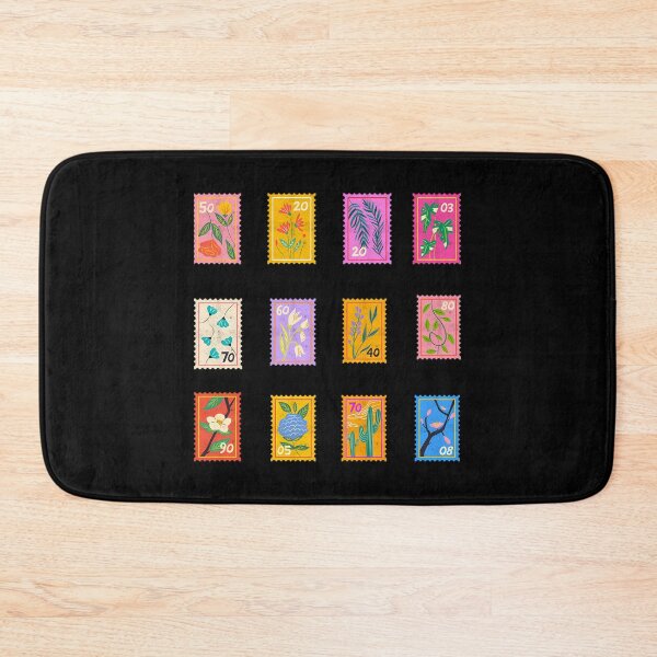 Item preview, Vintage Decorative Botanical Stamps designed and sold by yqqrghdmzl33.