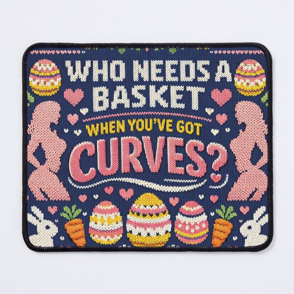 Item preview, Who Needs A Basket Funny Saying Knitting Pattern designed and sold by Mauswohn.
