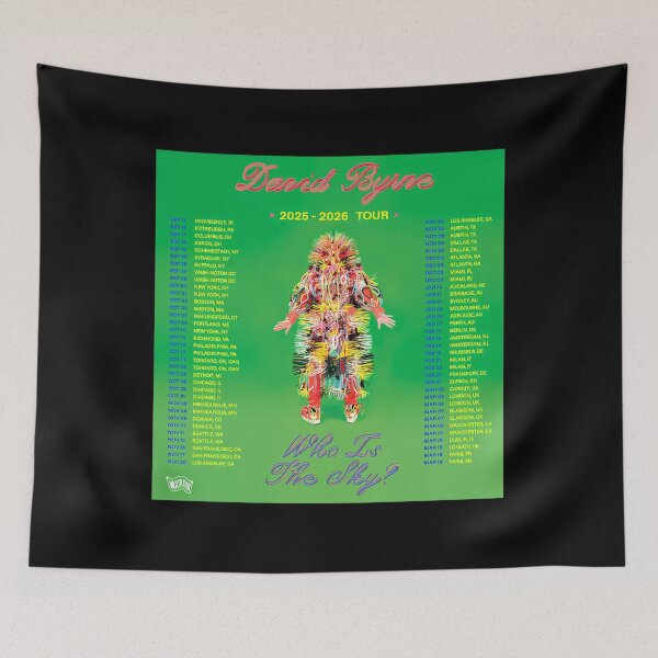 Item preview, David Byrne Who Is The Sky Tour designed and sold by Nii-001nj.