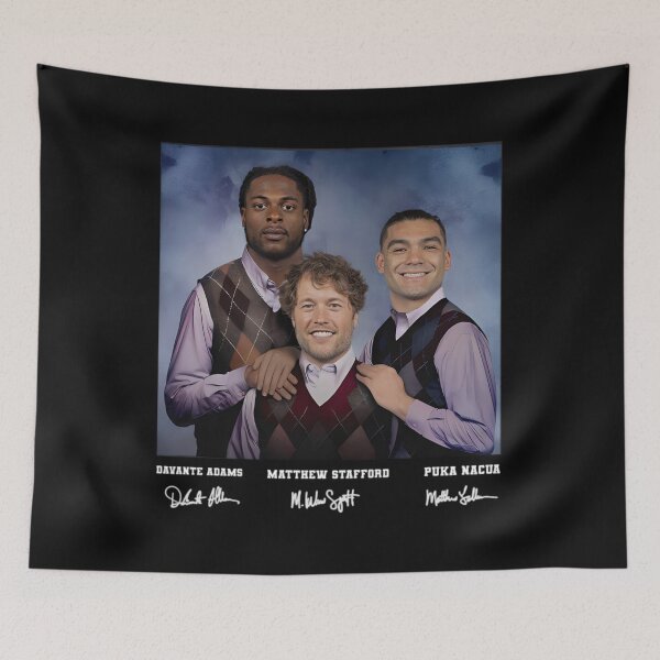 Item preview, Davante Adams Puka Nacua Matthew Stafford Rams Football Stepbrothers designed and sold by tierryrincones.