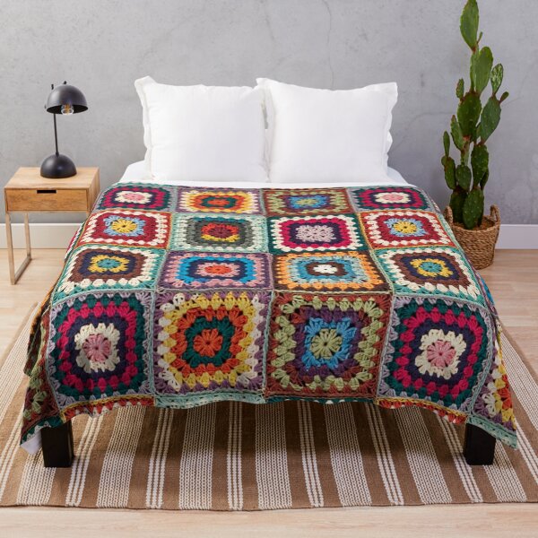 Item preview, American Granny Square Pattern designed and sold by Myra365Art.