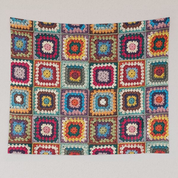 Item preview, American Granny Square Pattern designed and sold by Myra365Art.
