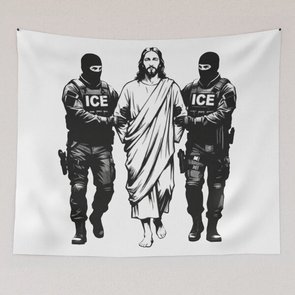 Item preview, Jesus Arrested By ICE  designed and sold by alicedecker.