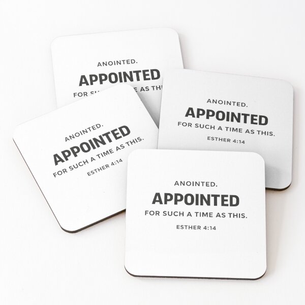 Item preview, Anointed Appointed For Such A Time As This – Esther 4:14 Faith Statement designed and sold by astersgraphics.
