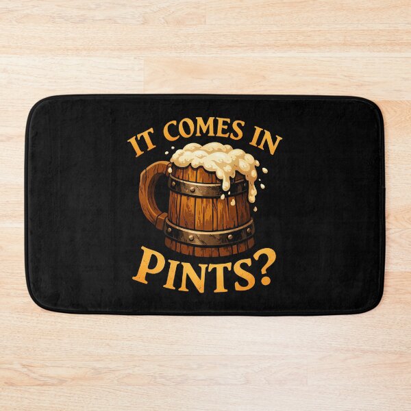 Item preview, It Comes In Pints Rustic Tavern Sign designed and sold by agearb.