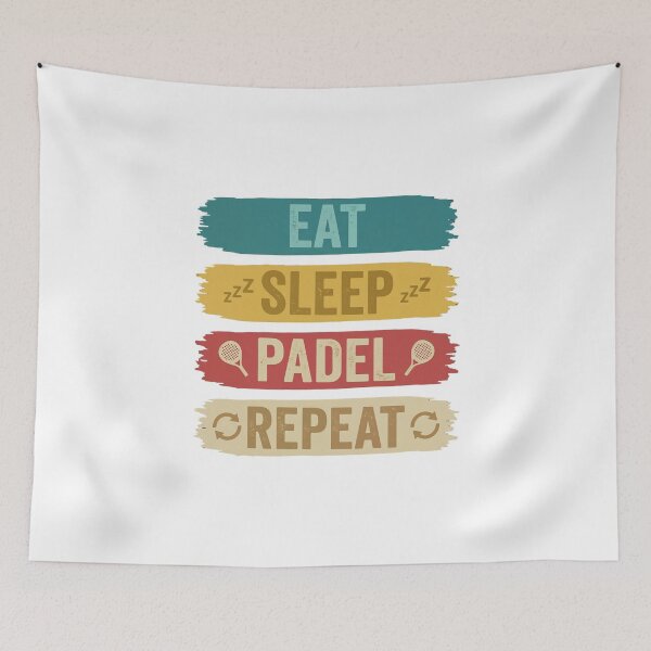 Item preview, Eat Sleep Padel Repeat – Funny Padel Player Shirt – Paddle Sport Lifestyle Design designed and sold by Anastasiia Yurevych.