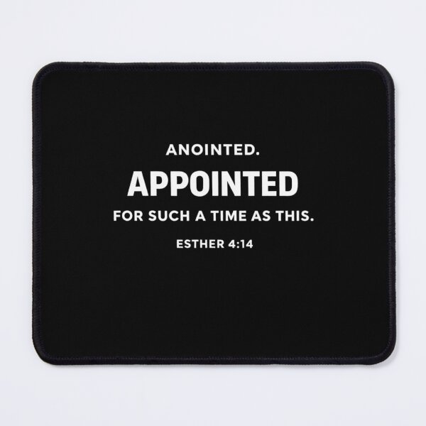 Item preview, Anointed Appointed For Such A Time As This – Esther 4:14 Faith Statement designed and sold by astersgraphics.