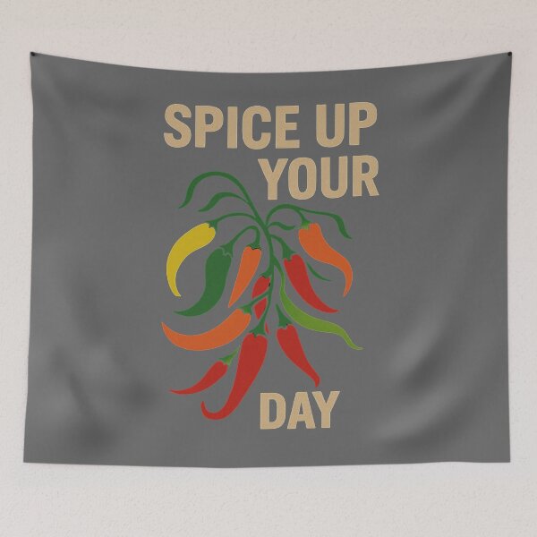 Item preview, Spice up your Day – Chili saying design designed and sold by IsyLaneDesign.