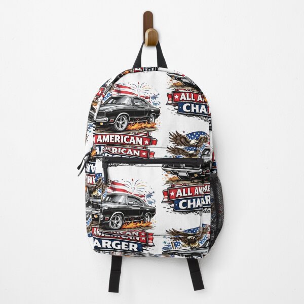 Item preview, Classic Power - USA Flag Muscle Car Illustration designed and sold by DrukNaStyl.