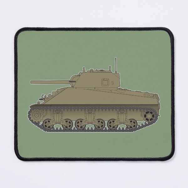 Item preview, For tank fans: M4A2 Sherman side view illustration designed and sold by FAawRay.