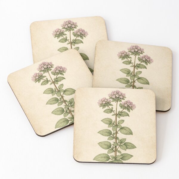 Item preview, Vintage Oregano Botanical Print - Farmhouse Herb Kitchen Wall Art designed and sold by Darlin8888.